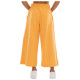 Be Nation Γυναικείο παντελόνι Terry Cropped Wide Leg Pant 7/8